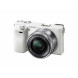 Sony Alpha 6000 Systemkamera (24 Megapixel, 7,6 cm (3") LCD-Display, Exmor APS-C Sensor, Full-HD, High Speed Hybrid AF) inkl. SEL-P1650 Objektiv weiss-024