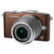 Olympus Pen E-PM1 Systemkamera (12 Megapixel, 7,6 cm (3 Zoll) Display, bildstabilisiert) braun mit 14-42mm Objektiv silber-04