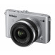 Nikon 1 J3 Systemkamera (14 Megapixel, 7,5 cm (3 Zoll) LCD-Display, Full HD) Kit inkl. 1 Nikkor 10-30 mm VR-Objektiv silber-04