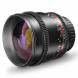 Walimex Pro Video Objektiv Basis Set VDSLR für Nikon F Mount (inkl. Objektiv 24mm, 50mm, 85mm und Schutz koffer) schwarz-05