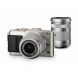 Olympus Pen E-PL6 Systemkamera (16 Megapixel, 7,6 cm (3 Zoll) Touchscreen, bildstabilisiert) Kit inkl. 14-42 mm und 40-150 mm Objektiv silber-01