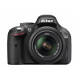 Nikon D5200 SLR-Digitalkamera (24,1 Megapixel, 7,6 cm (3 Zoll) TFT-Display, Full HD, HDMI) Kit inkl. AF-S DX 18-55 mm II Objektiv schwarz-020