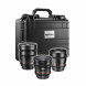 Walimex Pro VDSLR Basicset Canon EF inkl. 24 mm/50 mm/85 mm Objektive mit hohen Lichtstärken für Videofilmer inkl. Schutz koffer-05