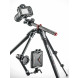 Manfrotto 055 Carbon Stativ (mit 3 Segmenten) schwarz-018