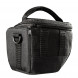 MANTONA VARIO DUO schwarz kompakte System Kameratasche mit Schultergurt und separatem OBJEKTIVKÖCHER-06