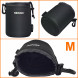 MENGS® High Grade schützenden Neopren Objektivtasche for 4 Größe Multi Pack (S, M, L and XL) Haken und Gürtelschlaufe-09