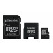 Kingston micro Secure Digital High Capacity (SDHC) Card 16GB Speicherkarte (Retailverpackung) mit Adapter-01