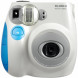 Fujifilm mini7s-bl Instax Mini 7s Color Filmkamera (62 x 46mm Bildgröße, Focusing Range: 0,6m) blau-01