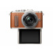 Olympus PEN E-PL8 Kompakte Systemkamera (16 Megapixel, elektrischer Zoom, Full HD, 7,6 cm (3 Zoll) Display, Wifi) inkl. 14-42 mm Pancake Objektiv braun/silber-08
