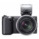 Sony NEX-5DB Systemkamera (14 Megapixel, Live View, Full HD Videoaufnahme) Double Zoom Kit schwarz inkl. 16 mm und 18-55 mm Objektiv-011