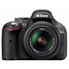 Nikon D5200 SLR-Digitalkamera (24,1 Megapixel, 7,6 cm (3 Zoll) TFT-Display, Full HD, HDMI) Kit inkl. AF-S DX 18-55 mm VR Objektiv schwarz-020