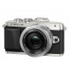 Olympus PEN E-PL7 Kompakte Systemkamera (16 Megapixel, elektrischer Zoom, Full HD, 7,6 cm (3 Zoll) Display, Wifi) inkl. 14-42 mm Pancake Objektiv silber/silber-025