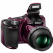 Nikon Coolpix L830 Digitalkamera (16 Megapixel, 34-fach opt. Zoom, 7,6 cm (3 Zoll) RGBW-LCD-Display, bildstabilisiert, Dynamic-Fine-Zoom, Full-HD) aubergine-010