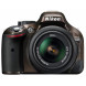 Nikon D5200 SLR-Digitalkamera (24,1 Megapixel, 7,6 cm (3 Zoll) TFT-Display, Full HD, HDMI) Kit inkl. AF-S DX 18-55 mm VR Objektiv bronze-010