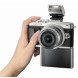 Olympus PEN E-PL7 Kompakte Systemkamera (16 Megapixel, elektrischer Zoom, Full HD, 7,6 cm (3 Zoll) Display, Wifi) inkl. 14-42 mm Pancake Objektiv silber/silber-025