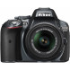 Nikon D5300 SLR-Digitalkamera (24,2 Megapixel, 8,1 cm (3,2 Zoll) LCD-Display, Full HD, HDMI, WiFi, GPS, AF-System mit 39 Messfeldern) Kit inkl. AF-S DX 18-55 VR II Objektiv anthrazit-03