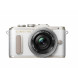 Olympus PEN E-PL8 Kompakte Systemkamera (16 Megapixel, elektrischer Zoom, Full HD, 7,6 cm (3 Zoll) Display, Wifi) inkl. 14-42 mm Pancake Objektiv weiß/silber-012