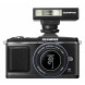 Olympus PEN E-P2 SE Systemkamera (12,3 Megapixel, 7,6 cm (3 Zoll) Display, Bildstabilisator) schwarz Pancake Kit and FL-14 Blitzgerät-05