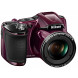 Nikon Coolpix L830 Digitalkamera (16 Megapixel, 34-fach opt. Zoom, 7,6 cm (3 Zoll) RGBW-LCD-Display, bildstabilisiert, Dynamic-Fine-Zoom, Full-HD) aubergine-010