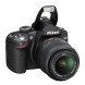 Nikon D3200 SLR-Digitalkamera (24 Megapixel, 7,4 cm (2,9 Zoll) Display, Live View, Full-HD) Kit inkl. AF-S DX 18-55 VR Objektiv schwarz-06