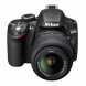 Nikon D3200 SLR-Digitalkamera (24 Megapixel, 7,4 cm (2,9 Zoll) Display, Live View, Full-HD) Kit inkl. AF-S DX 18-55 VR Objektiv schwarz-06