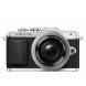 Olympus PEN E-PL7 Kompakte Systemkamera (16 Megapixel, elektrischer Zoom, Full HD, 7,6 cm (3 Zoll) Display, Wifi) inkl. 14-42 mm Pancake Objektiv silber/silber-025