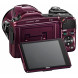 Nikon Coolpix L830 Digitalkamera (16 Megapixel, 34-fach opt. Zoom, 7,6 cm (3 Zoll) RGBW-LCD-Display, bildstabilisiert, Dynamic-Fine-Zoom, Full-HD) aubergine-010