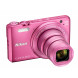 Nikon Coolpix S7000 Digitalkamera (16 Megapixel, 20-fach opt. Zoom, 7,6 cm (3 Zoll) LCD-Display, USB 2.0, bildstabilisiert) pink-09