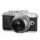 Olympus PEN E-PL7 Kompakte Systemkamera (16 Megapixel, elektrischer Zoom, Full HD, 7,6 cm (3 Zoll) Display, Wifi) inkl. 14-42 mm Pancake Objektiv silber/silber-025