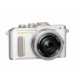 Olympus PEN E-PL8 Kompakte Systemkamera (16 Megapixel, elektrischer Zoom, Full HD, 7,6 cm (3 Zoll) Display, Wifi) inkl. 14-42 mm Pancake Objektiv weiß/silber-012