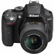 Nikon D5300 SLR-Digitalkamera (24,2 Megapixel, 8,1cm (3,2 Zoll) LCD-Display, Full HD, HDMI, WiFi, GPS, AF-System mit 39 Messfeldern) Kit inkl. AF-S DX 18-55 VR II Objektiv schwarz-013